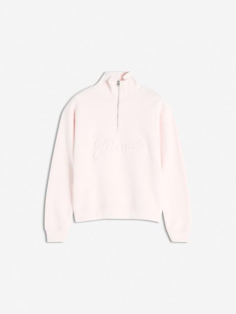 Maison Kitsuné KITSUNE VARSITY HALF ZIP SWEATSHIRT