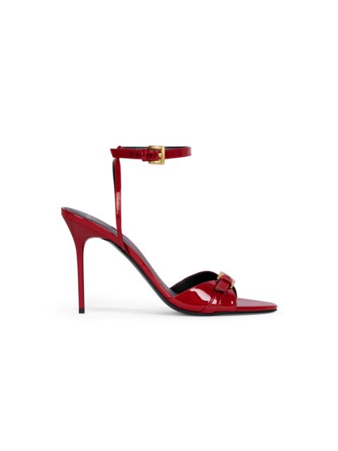 Balmain Anthem sandals in smooth calfskin leather
