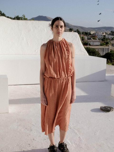 BASERANGE Diph Dress - Crinkle Linen