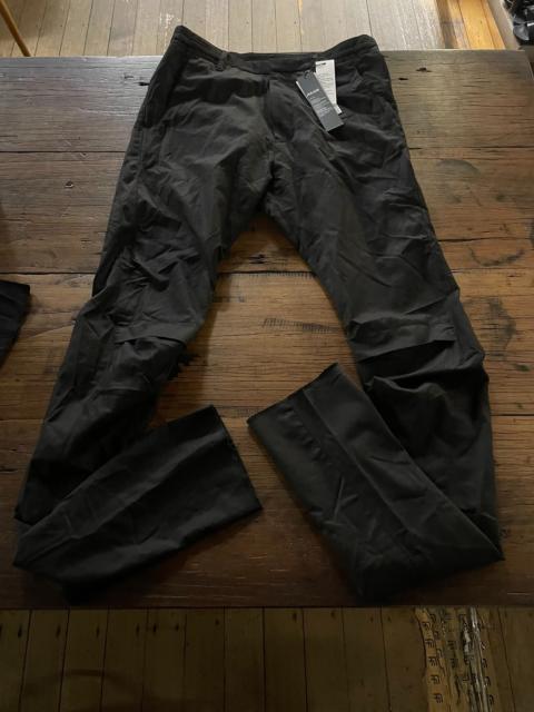 Julius Julius SS14 Black Open Knee Ghost PU6 Silk Trousers