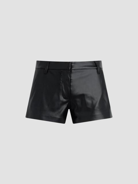 Joe's Jeans Women's Faux Leather Mini Shorts - Black