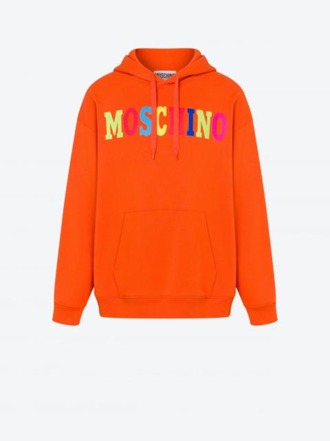 Moschino MULTICOLOR LOGO HOODIE