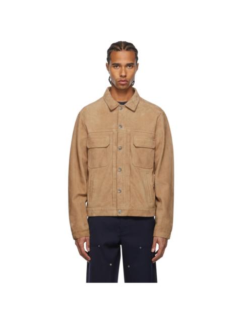 424 Beige Suede Jacket