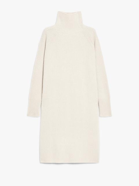 EBRIDI Ribbed cashmere-blend dress