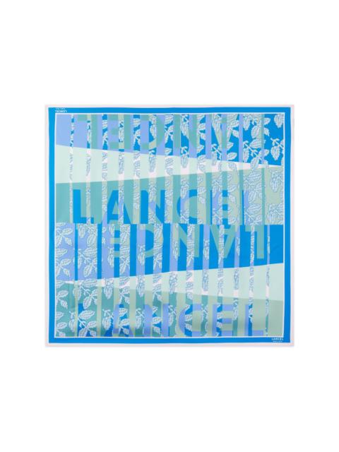 LANCEL Horizon-print silk scarf