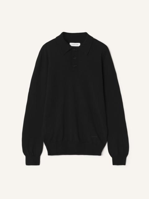 Lanvin CLASSIC POLO SHIRT IN MERINO WOOL