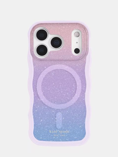 kate spade Kate Spade Wavy - Opal Glitter Magsafe Case