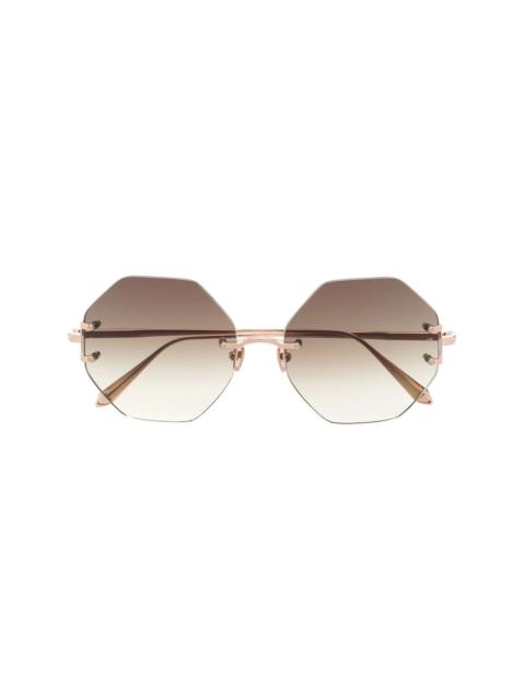 Arua hexagon-frame sunglasses