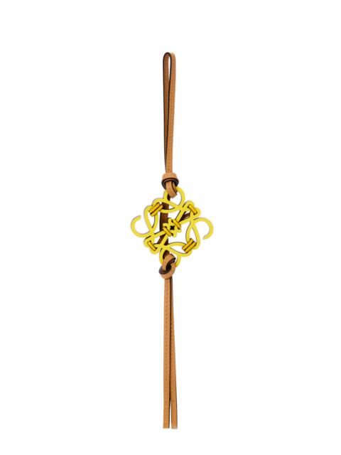 Loewe Knotted Anagram charm in calfskin