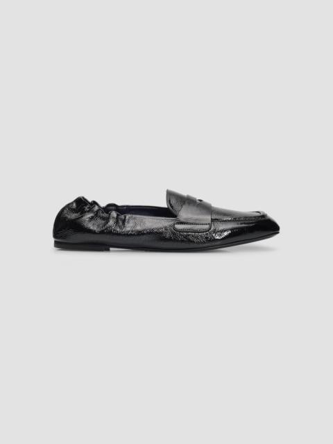 Stuart Weitzman Women's Bryant Leather Penny Loafers - Black