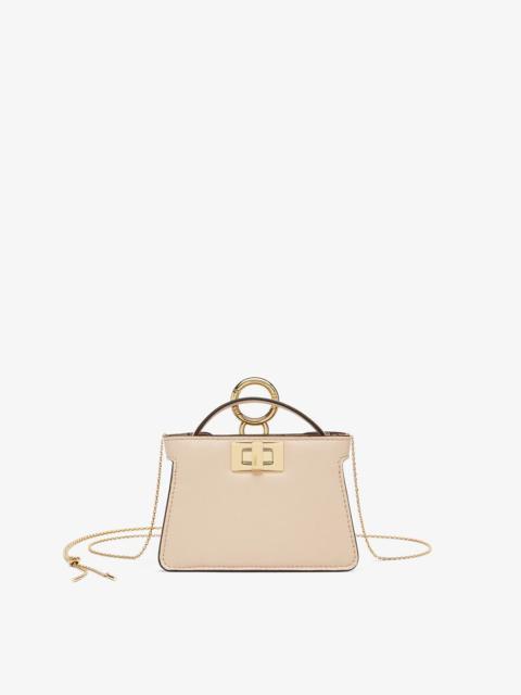 FENDI Charm in pink nappa leather