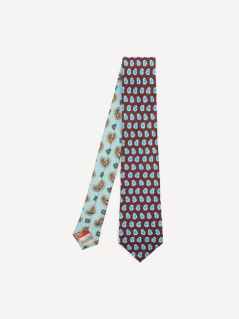 Paul Smith Contrast Paisley Silk Tie