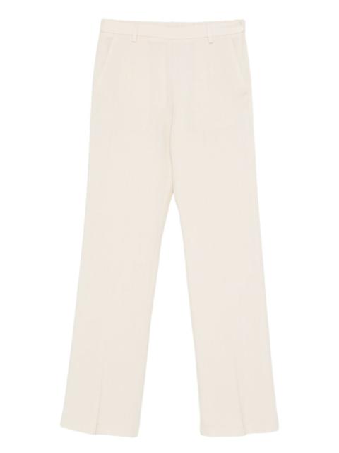 forte_forte pleated straight-leg trousers