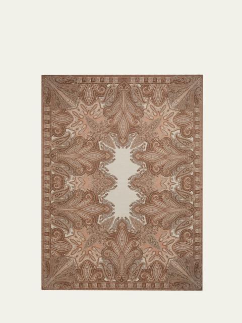 Loro Piana Chandani Screen-Printed Cashmere Throw, 59" x 79"
