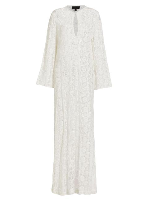 NILI LOTAN Women's Della Lace Maxi Dress - Ivory