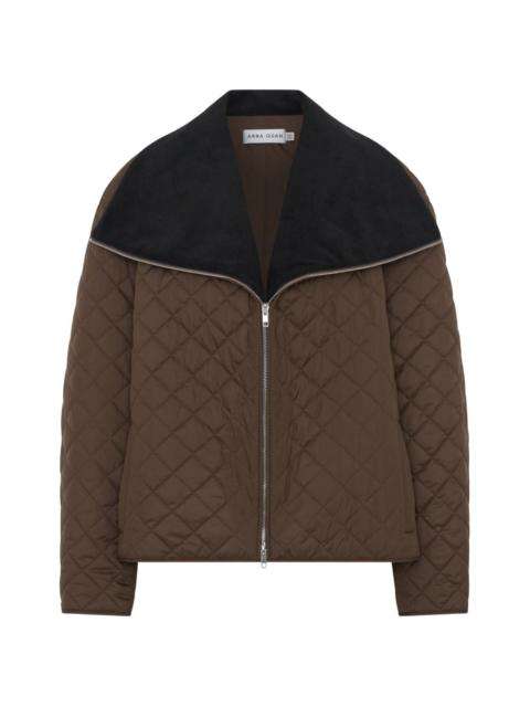 ANNA QUAN Morandi quilted jacket
