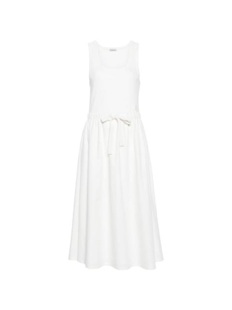 Moncler drawstring-waist midi dress