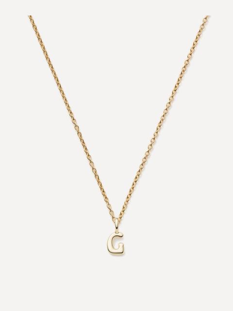 MISSOMA 14ct Gold Fine Initial Mini G Pendant Necklace