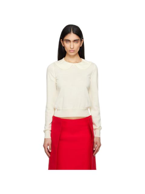 Comme des Garçons GIRL Yellow Intarsia Sweater