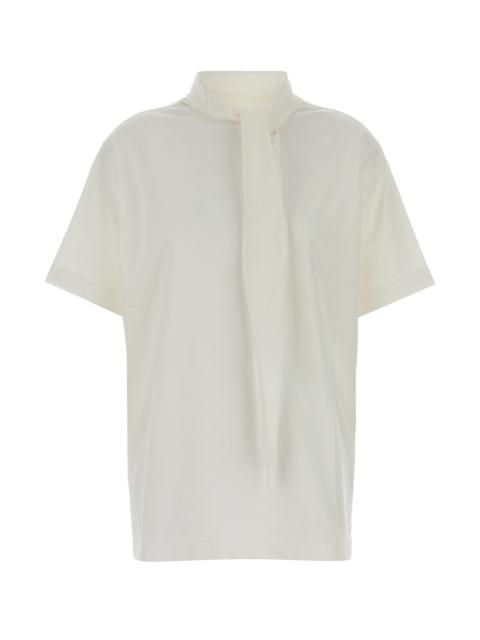 White cotton oversize t-shirt