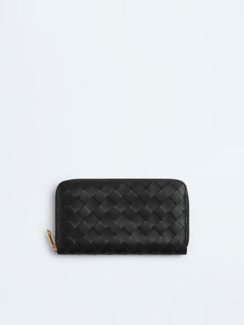 Bottega Veneta Intrecciato Zip 주변 지갑