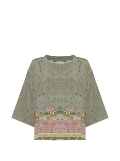 Pierre-Louis Mascia Adanastr floral-print T-shirt