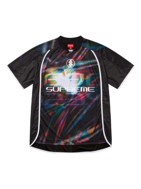 Supreme Supreme Feedback Soccer Jersey 'Black Multi-Color' SUP-SS23-261