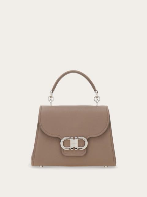 FERRAGAMO Double Gancini top handle (S)