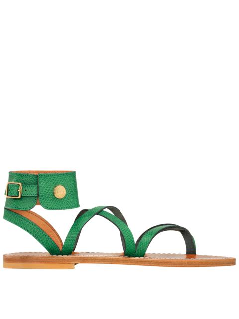 Longchamp Longchamp x K.Jacques Sandals Green - Leather