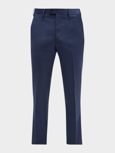 GIORGIO ARMANI Men's Wool Twill Dress Trousers