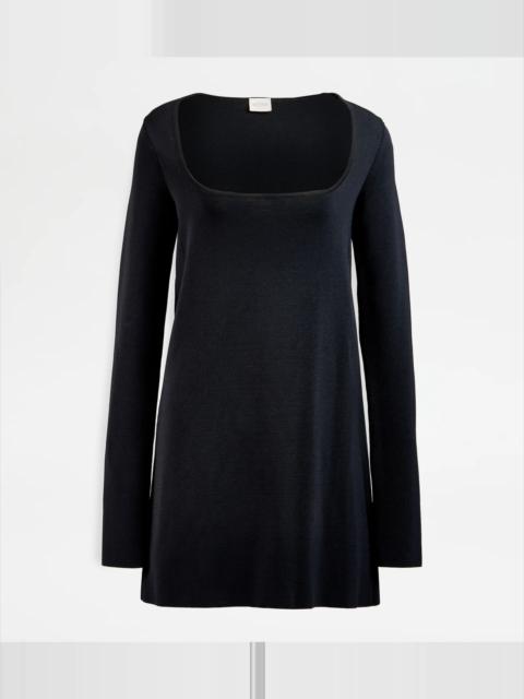 Tod's KNIT DRESS - BLACK