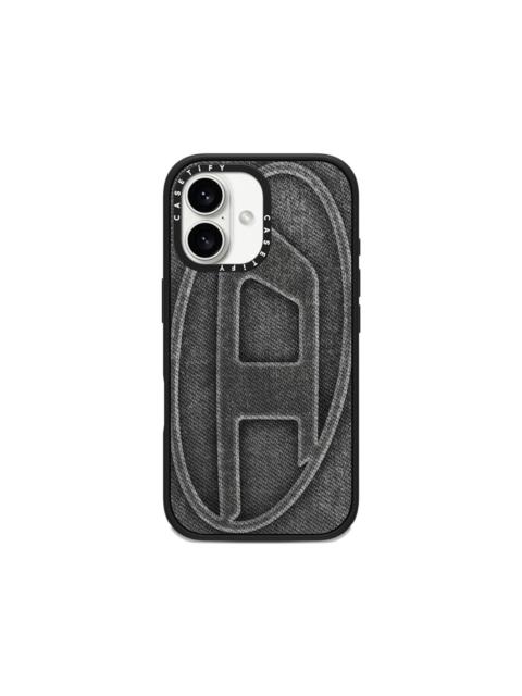 Diesel x CASETiFY logo-detail iPhone 16 case