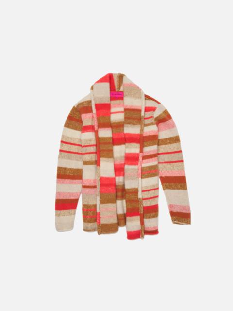 The Elder Statesman STRIPE ITALY SMOKING JACKET