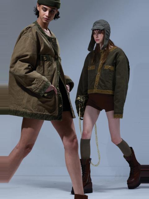 CORD TRIMMED CHORE JACKET