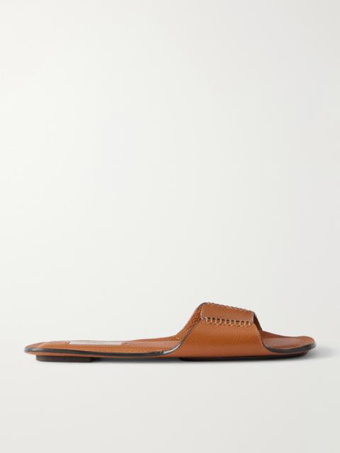 TOTEME Textured-leather Slides