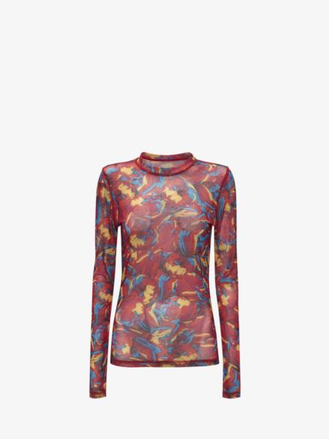 JW Anderson LONG SLEEVE MESH TOP