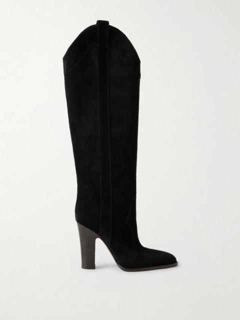 PARIS TEXAS Lavinia Suede Knee Boots