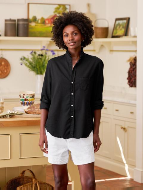 Frank & Eileen Ruffle Collar Button-Up Shirt