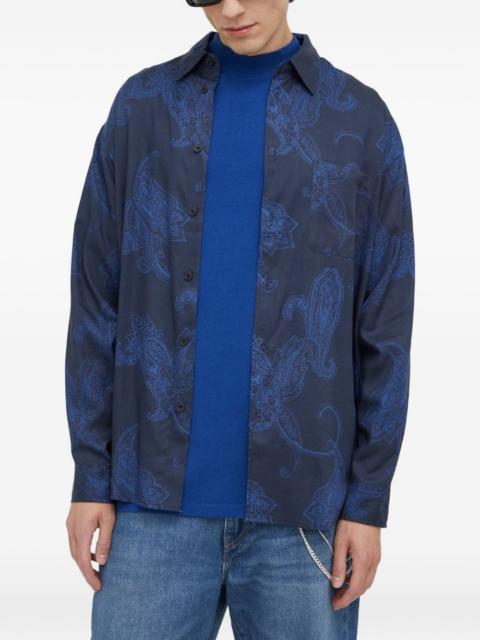SAMSØE SAMSØE paisley-pattern shirt