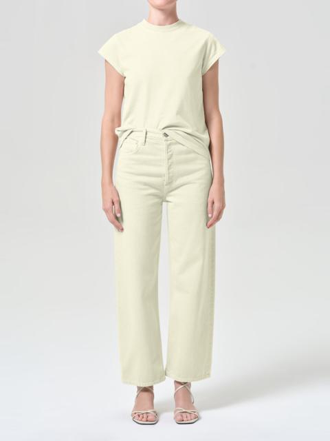 AGOLDE REN JEAN PETITE 25" IN LEMON ZEST