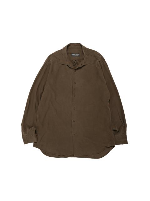 CASEY/CASEY Big Raccourice Shirt Spun Silk Brown