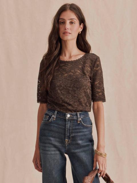Splendid Skyler Stretch Lace Top
