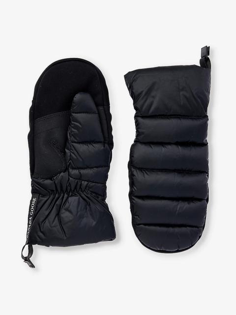 Canada Goose Branded padded shell mittens