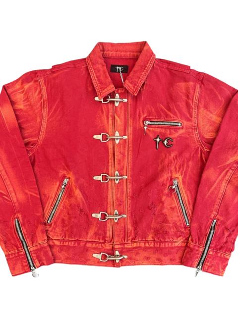Thug Club TC Two-Tone Washed Jacket "Red" TC26JK0102