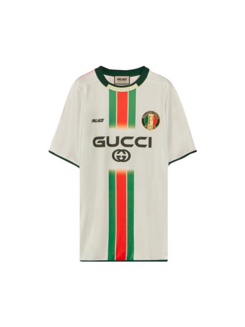 GUCCI Gucci x Palace Printed Football Technical Jersey T-Shirt 'White'