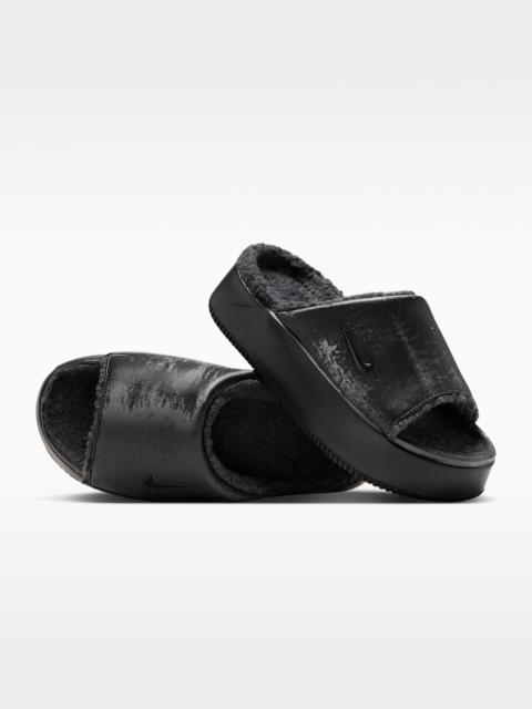 Nike Nike Calm Elevation SE Faux Fur Women's Slides