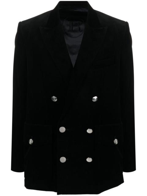 Balmain double-breasted corduroy blazer