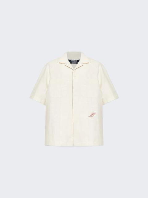 JACQUEMUS La Chemise Romarin Mc Off-white