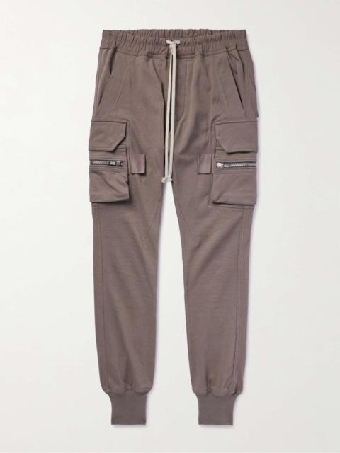 Rick Owens Mastodon Skinny-Fit Stretch-Cotton Jersey Drawstring Cargo Trousers