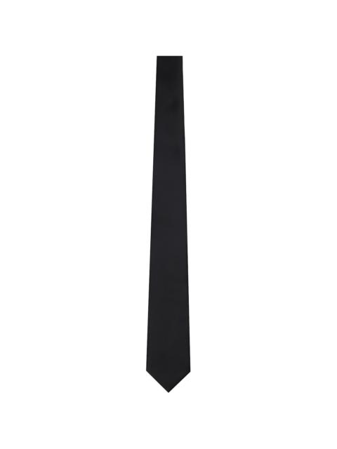 ERNEST W. BAKER Black Satin Tie